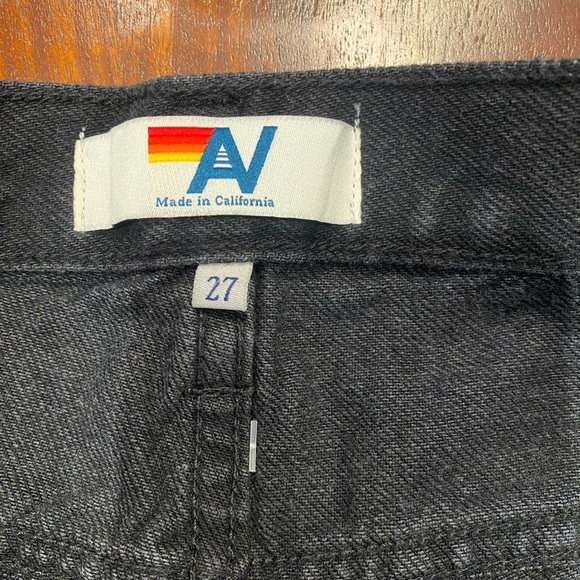 Aviator Nation Low Rise Rocker Jean Shorts in Vintage Black Size 27 - Picture 14 of 16